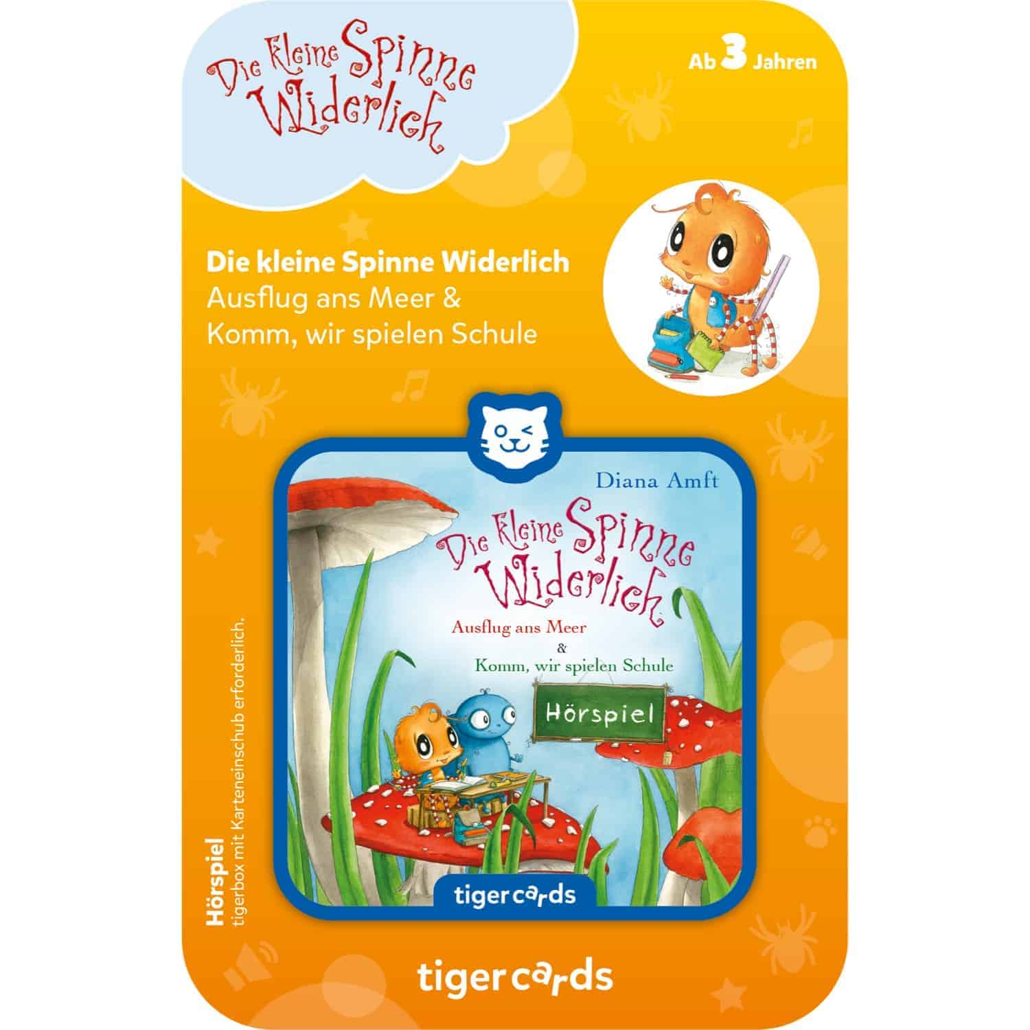 tig4514_01 Die kleine Spinne Widerlich - Zwei Geschichten (Ausflug ans Meer & Komm, wir spielen Schule) - Image 1